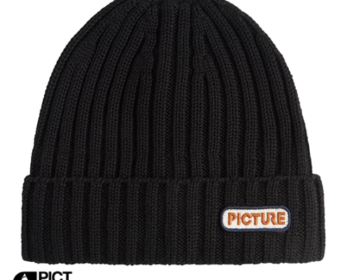 PICTURE-B259-SHIP BEANIE-BONNET-A BLACK-NOIR