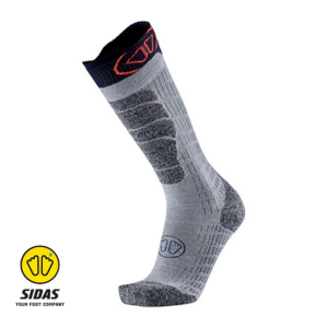 SIDAS-SKI MERINO-CHAUSSETTES DE SKI-UNISEXE-WHITE BLUE-BLEU