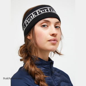 PEAK PERFORMANCE-G77782150-POW HEADBAND-BANDEAU-BLACK-NOIR