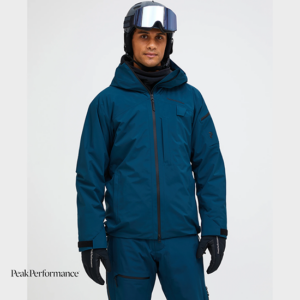 PEAK PERFORMANCE-G79064050-M ALPINE GORE TEX 2L JACKET-VESTE DE SKI-HOMME-050 INFINITY TEEL-BLEU-FACE