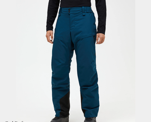 PEAK PERFORMANCE-G79693040-M MAROON INSULATED 2L PANTS-PANTALON DE SKI-HOMME-INFINITY TEEL-BLEU