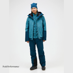 PEAK PERFORMANCE-G79826030-RIDER TECH INSULATED JACKET-VESTE DE SKI-HOMME-HYDROFRESH INFINITY TEEL-BLEU