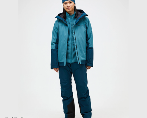 PEAK PERFORMANCE-G79826030-RIDER TECH INSULATED JACKET-VESTE DE SKI-HOMME-HYDROFRESH INFINITY TEEL-BLEU