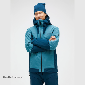 PEAK PERFORMANCE-G79826030-RIDER TECH INSULATED JACKET-VESTE DE SKI-HOMME-HYDROFRESH INFINITY TEEL-BLEU-FACE