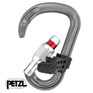 PETZL-M038CA00-ATTACHE BAR-MOUSQUETON-GRIS-OUVERT