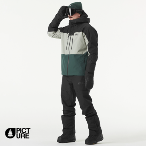 PICTURE-MVT0525-OBJECT JACKET-VESTE DE SKI-HOMME-C BLACK PONDEROSA PINE-NOIR-CÔTÉ