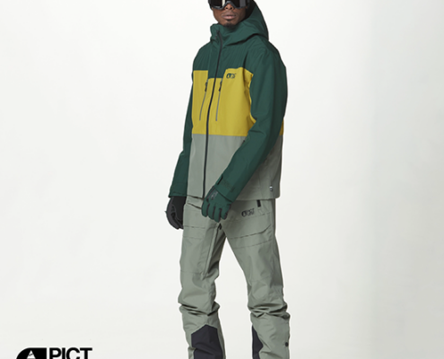 PICTURE-MVT0525-OBJECT JACKET-VESTE DE SKI-HOMME-D PONDEROSA PINE-VERT-CÔTÉ