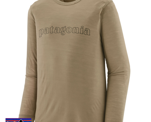 PATAGONIA-CAPCOOL GRAPHIC TEE-SHIRT MANCHES LONGUES-OTSD SEABIRD GREY-BEIGE