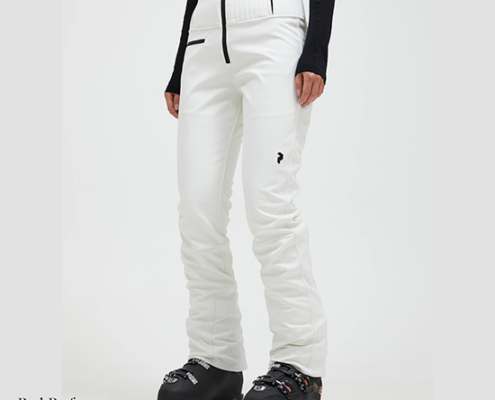 PEAK PERFORMANCE-HIGH STRETCH PANTS-PANTALON DE SKI-FEMME-OFFWHITE-BLANC