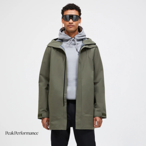 PEAK PERFORMANCE-G79712030-M CLOUDBURST 2.5L SHELL COAT-MANTEAU IMPERMÉABLE-HOMME PINE NEEDLE-VERT-FACE