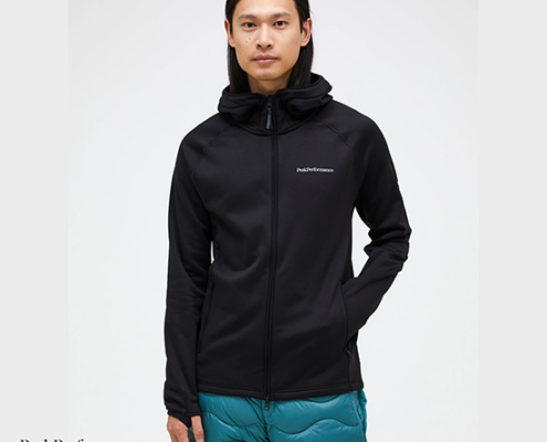 PEAK PERFORMANCE-G80313030-M CHILL LIGHT ZIP HOOD-VESTE À CAOUCHE-HOMME-BLACK-NOIR