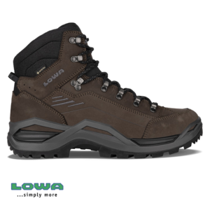 LOWA-L3119164309-RENEGADE EVO GTX MID-CHAUSSURES DE RANDONNÉE-HOMME-BROWN BLACK-MARRON