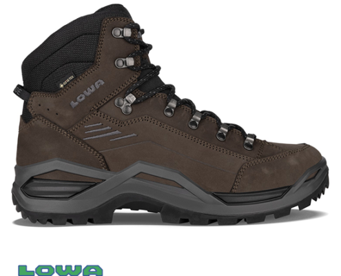 LOWA-L3119164309-RENEGADE EVO GTX MID-CHAUSSURES DE RANDONNÉE-HOMME-BROWN BLACK-MARRON