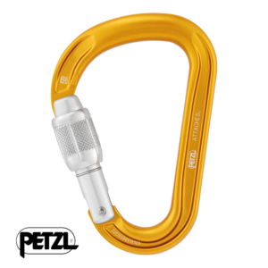 PETZL-M038AA00-ATTACHE SCREW LOCK-MOUSQUETON-JAUNE