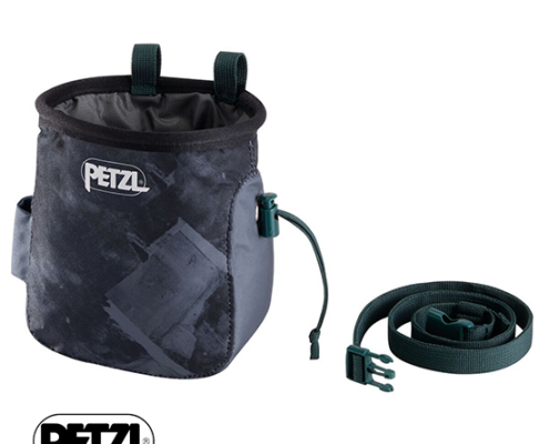 PETZL-S039BB-SAKA-SAC À MAGNÉSIE-DARK GRAY-GRIS