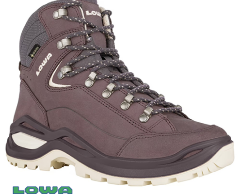 LOWA-L3209165129-RENEGADE EVO GTX MID-CHAUSSURES DE RANDONNÉE-FEMME-5129 BROWN ROSE PANNA-ROSE