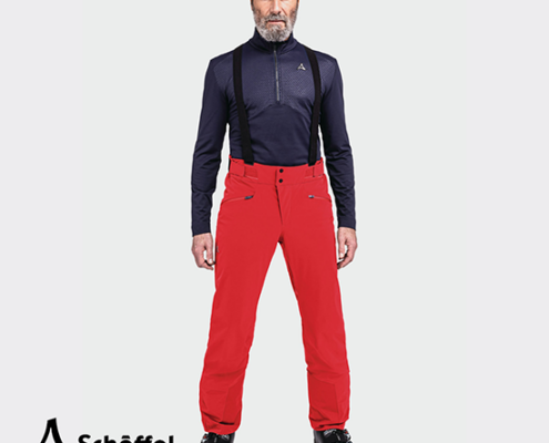 SCHOFFEL-23750-SKI PANTS TREVALLI-PANTALON DE SKI-HOMME-2050 RED-ROUGE
