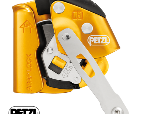 PETZL-B071BA00-ANTI CHUTE NEW ASAP LOCK-BLOQUEUR-JAUNE