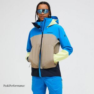 PEAK PERFORMABCE-G78734180-VISLIGHT GORE TEX C-KNIT 3L SHELL JACKET-VESTE IMPERMÉABLE-HOMME-BRILLIANT BLUE (B08) / AVID BEIGE (N34)-BLEU