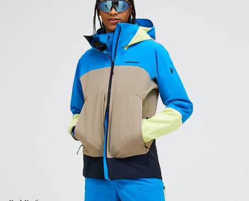 PEAK PERFORMABCE-G78734180-VISLIGHT GORE TEX C-KNIT 3L SHELL JACKET-VESTE IMPERMÉABLE-HOMME-BRILLIANT BLUE (B08) / AVID BEIGE (N34)-BLEU