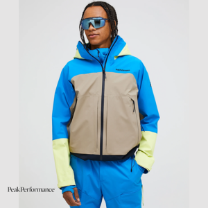 PEAK PERFORMABCE-G78734180-VISLIGHT GORE TEX C-KNIT 3L SHELL JACKET-VESTE IMPERMÉABLE-HOMME-BRILLIANT BLUE (B08) / AVID BEIGE (N34)-BLEU-FACE