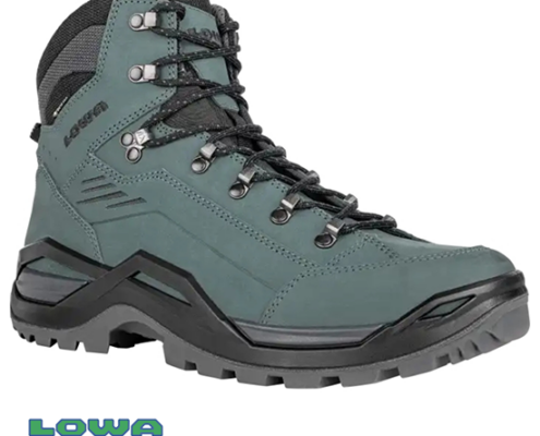 LOWA-L3119167390-RENEGADE EVO GTX MID-CHAUSSURES DE RANDONNÉE-HOMME-SMOKE GREEN GRAY-VERT