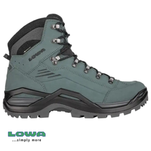 LOWA-L3119167390-RENEGADE EVO GTX MID-CHAUSSURES DE RANDONNÉE-HOMME-SMOKE GREEN GRAY-VERT-CÔTÉ