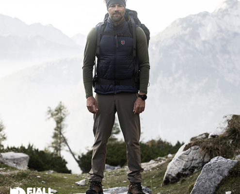 FJALL RAVEN-12200163-ABISKO TRAIL STRETCH TROUSERS-PANTALON DE RANDONNÉE-HOMME-030 DARK GREY-GRIS