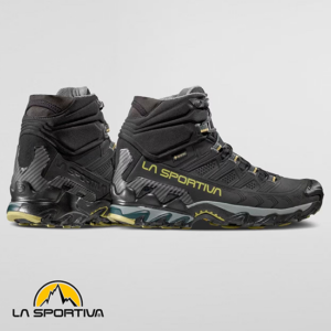 LA SPORTIVA-34K999811W-ULTRA RAPTOR II LEATHER MID WIDE GTX-CHAUSSURES DE RANDONNÉE-HOMME-BLACK CEDAR-NOIR-VUE