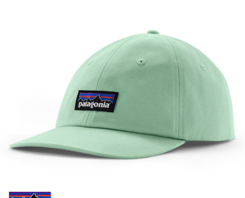 PATAGONIA-38296-CASQUETTE UNISEXE-P6 LABEL TRAP CAP-CASQUETTE-RNSG RINSED GREEN-VERT