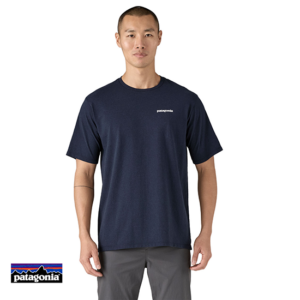 PATAGONIA-38504-M'S P-6 LOGO TEE-SHIRT-TEE SHIRT-HOMME-NENA NEW NAVY-BLEU