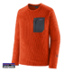 PATAGONIA-40235-M'S R1 AIR CREW-POLAIRE-HOMME-PLNO POLINATOR ORANGE-ORANGE