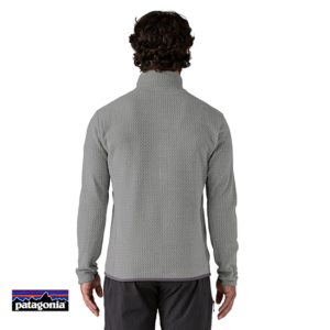 PATAGONIA-40245-R1 AIR POLAIRE 1/4 ZIP-POLAIRE-HOMME-FEGY FOREVER GREY-GRIS-DOS