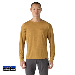 PATAGONIA-45190-CAPILENE COOL DAILY TEE SHIRT MANCHES LONGUES-SBBX STRATASPIRE BEESWAX TAN X DYE-JAUNE