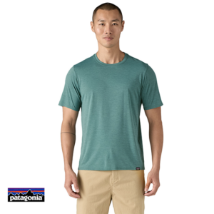 PATAGONIA-45215-M'S CAP COOL DAILY-TEE-SHIRT RANDONNEE HOMME-WTLX WETLAND BLUE LIGHT WETLAND BLUE X DYE-BLEU