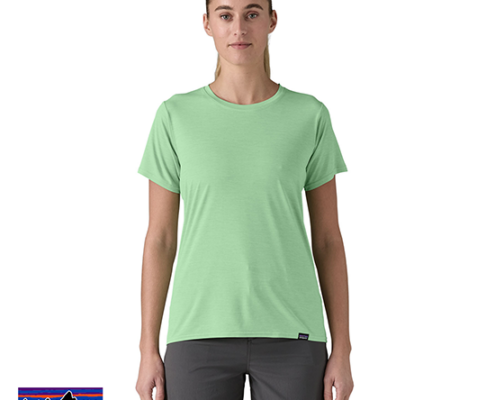 PATAGONIA-45225-WOMEN'S CAPILENE COOL DAILY SHIRT-TEE-SHIRT DE RANDONNÉE-FEMME-RNGX RINSED GREEN - DARK RINSED GREEN X-DYE-VERT