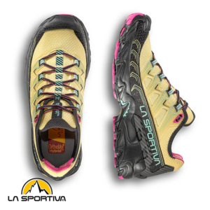 LA SPORTIVA-46O110999-ULTRA RAPTOR II WOMAN-CHAUSSURES DE RANDONNÉE-FEMME-BANANA BLACK-JAUNE