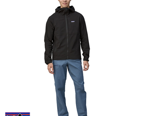 PATAGONIA-83578-MEN'S R1 TECHFACE HOODY-VESTE À CAPUCHE-HOMME-BLK BLACK-NOIR