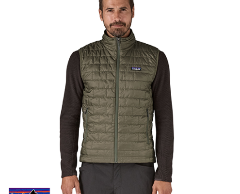 PATAGONIA-84242-M'S NANO PUFF VEST-DOUDOUNE SANS MANCHE-BTGN BASIN GREEN W TENT GREEN-VERT