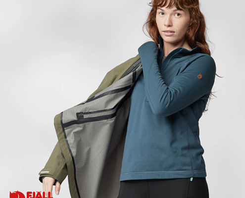 FJALL RAVEN-87141-ABISKO LITE FLEECE HALF ZIP-POLAIRE 1/4 ZIP-FEMME-534 INDIGO BLUE-BLEU-VUE