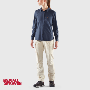 FJALL RAVEN-89980-CHEMISE OVIK LITE FEMME-560 NAVY-MARINE