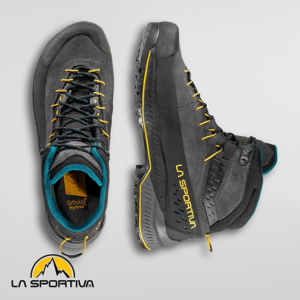 LA SPORTIVA-ZFAS047G00E3-TX4 EVO MID GTX-CHAUSSURES DE RANDONNÉE-HOMME-CARBON BAMBOO-GRIS