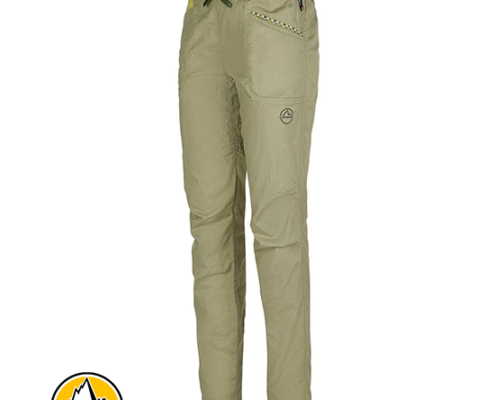 LA SPORTIVA-O61730728-TEMPLE PANT W-PANTALON D'ESCALA DE-FEMME-TEA GREEN BANANA-VERT