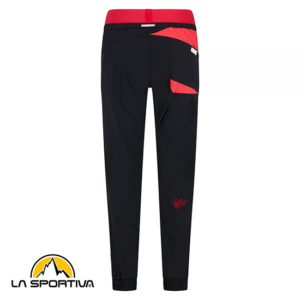 LA SPORTIVA-O62999402-MANTRA PANT-PANTALON D'ESCALADE-FEMME-BLACK HIBISCUS-NOIR-ARRIERE