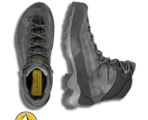 LA SPORTIVA-ZFHS100G00E2-AEQUILIBRIUM HIKE GTX-CHAUSSURES DE RANDONNÉE-CARBON JUNGLE-GRIS