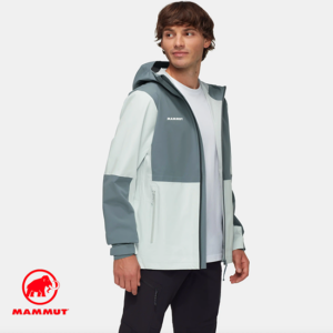 MAMMUT-1010-30950-LINARD GUIDE HS HOODED JACKET-VESTE DE RANDONNÉE-HOMME-1303 SILVER SAGE STR-VERT