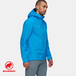 MAMMUT-1010-31380-DUNCAN GUIDE HS HOODED JACKET MEN-VESTE IMPERMÉABLE-HOMME-50589 GLACIER BLUE-BLEU-CÔTÉ