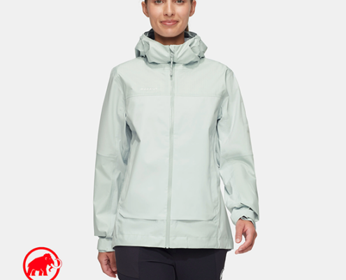 MAMMUT-1010-31390-DUCAN GUIDE HS HOODED JACKET-VESTE IMPERMÉABLE-FEMME-1288 SILVER SADE-VERT