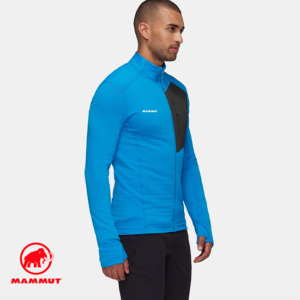 MAMMUT-1014-04550-TAISS LIGHT ML JACKET M-VESTE POLAIRE-HOMME-50592 GLACIER BLUE BLACK-BLEU-CÔTÉ