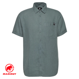 MAMMUT-1015-01580-ALVRA SUMMER SHIRT MEN-CHEMISE MANCHES COURTES-HOMME-00789 STRATA-GRIS